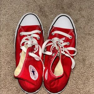 Red converse